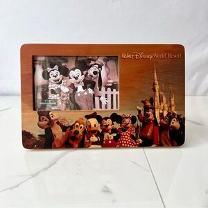 Walt Disney World Resort Genuine Disney Store Character Wooden Frame NEW